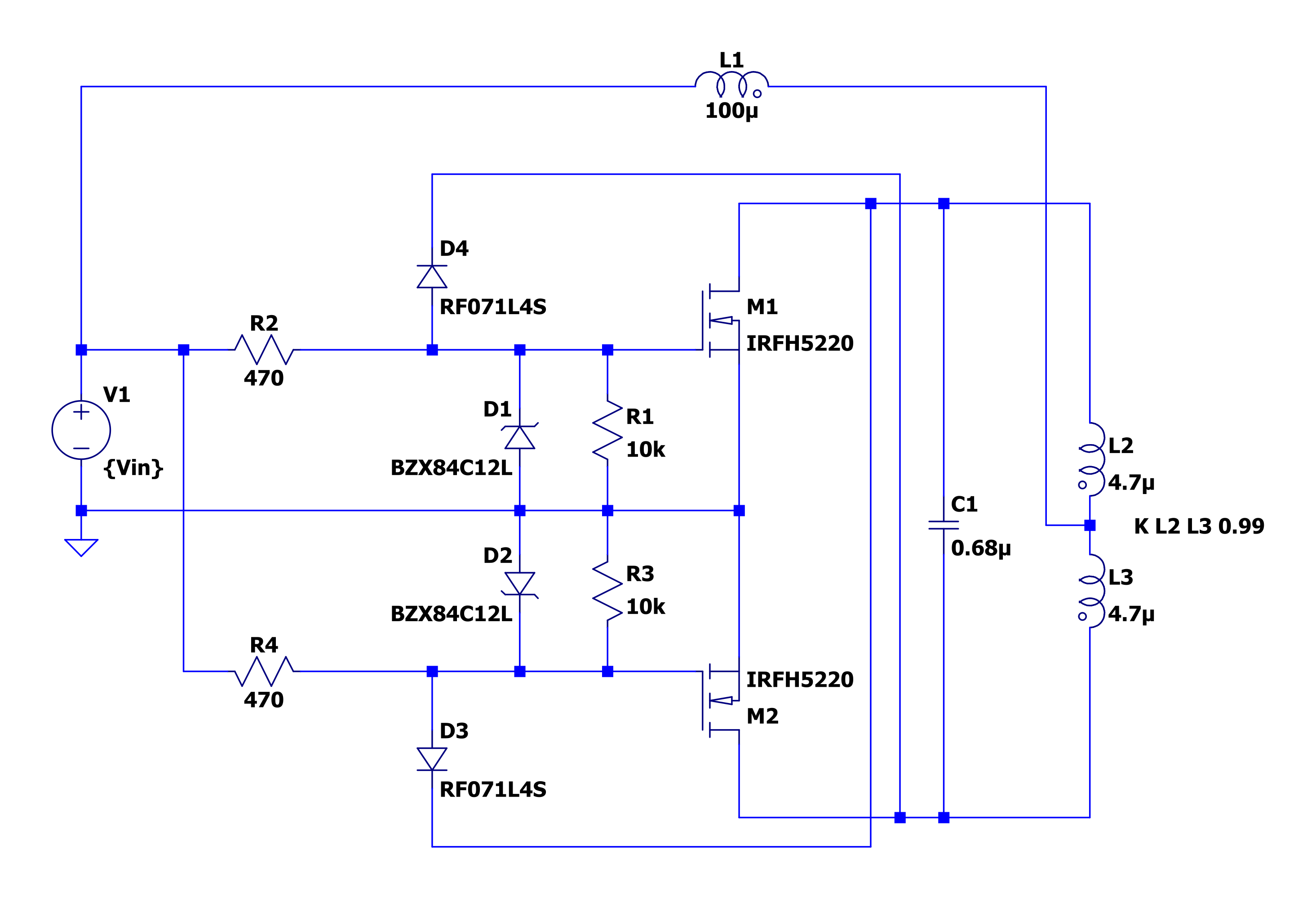 Schematics for the same circuit, but redrawn in LTSpice software.